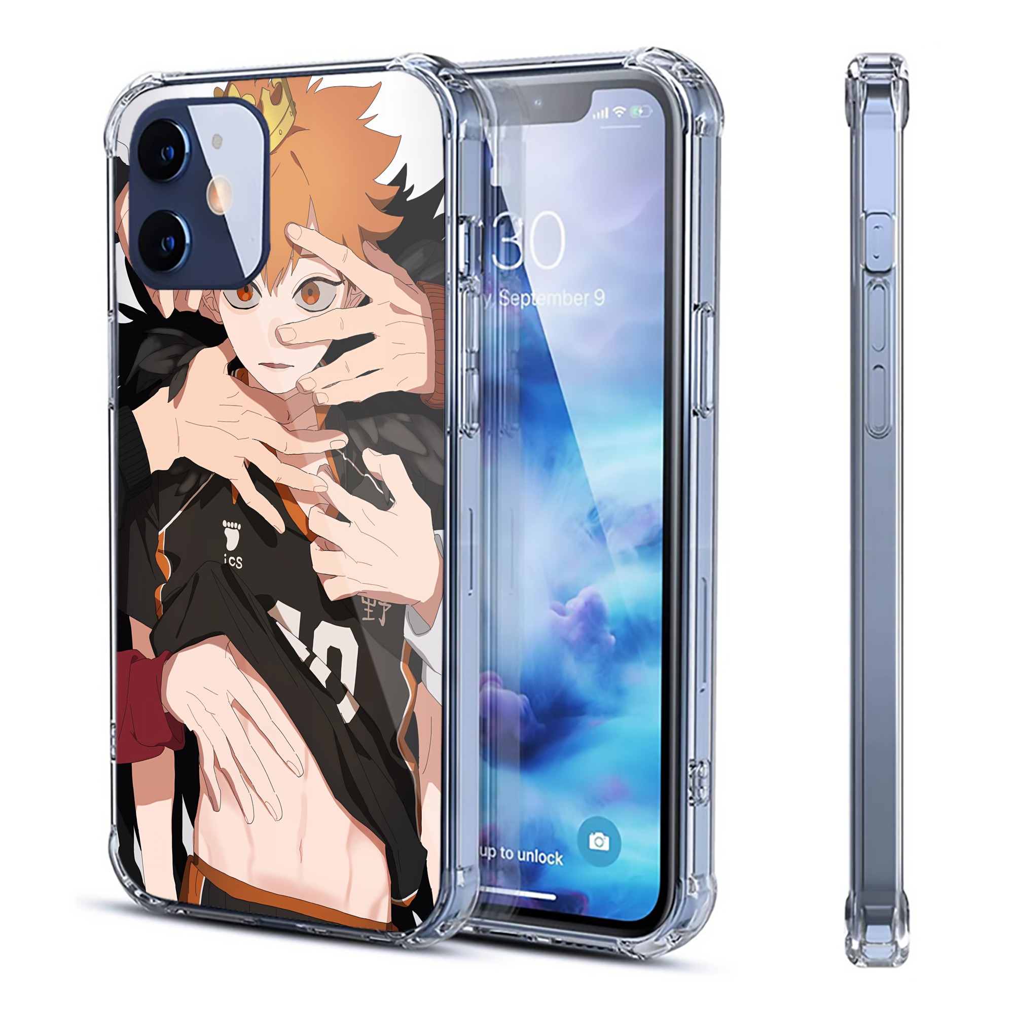 （画像用） ハイキュー!! Haikyu!! 【iPhone 12シリーズ対応】透明スマホケース（クリアソフトケース）